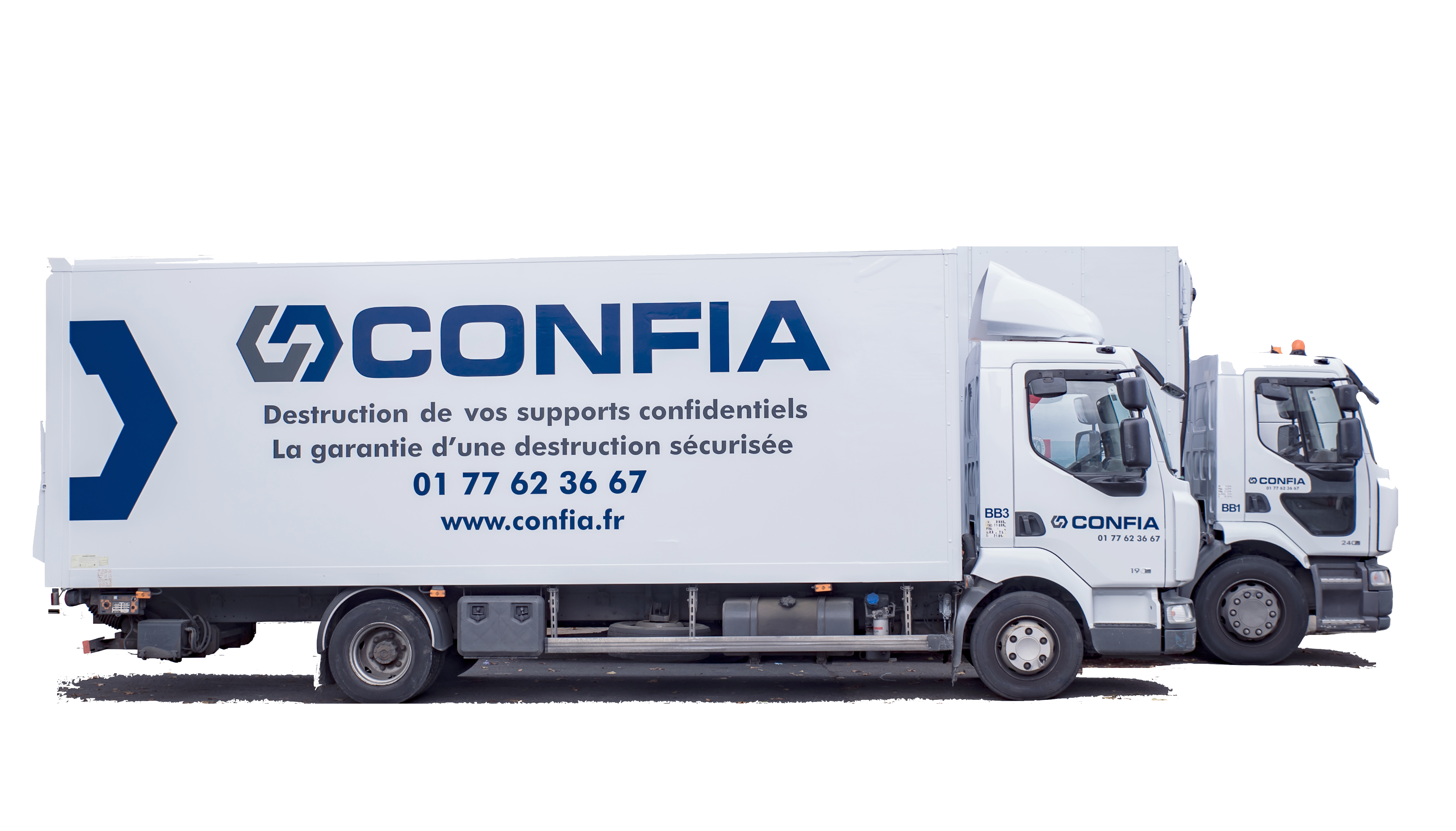 Destrcution documents par camion broyeur