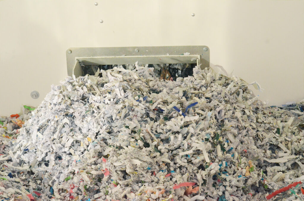 Le résultat de la destruction documents confidentiels