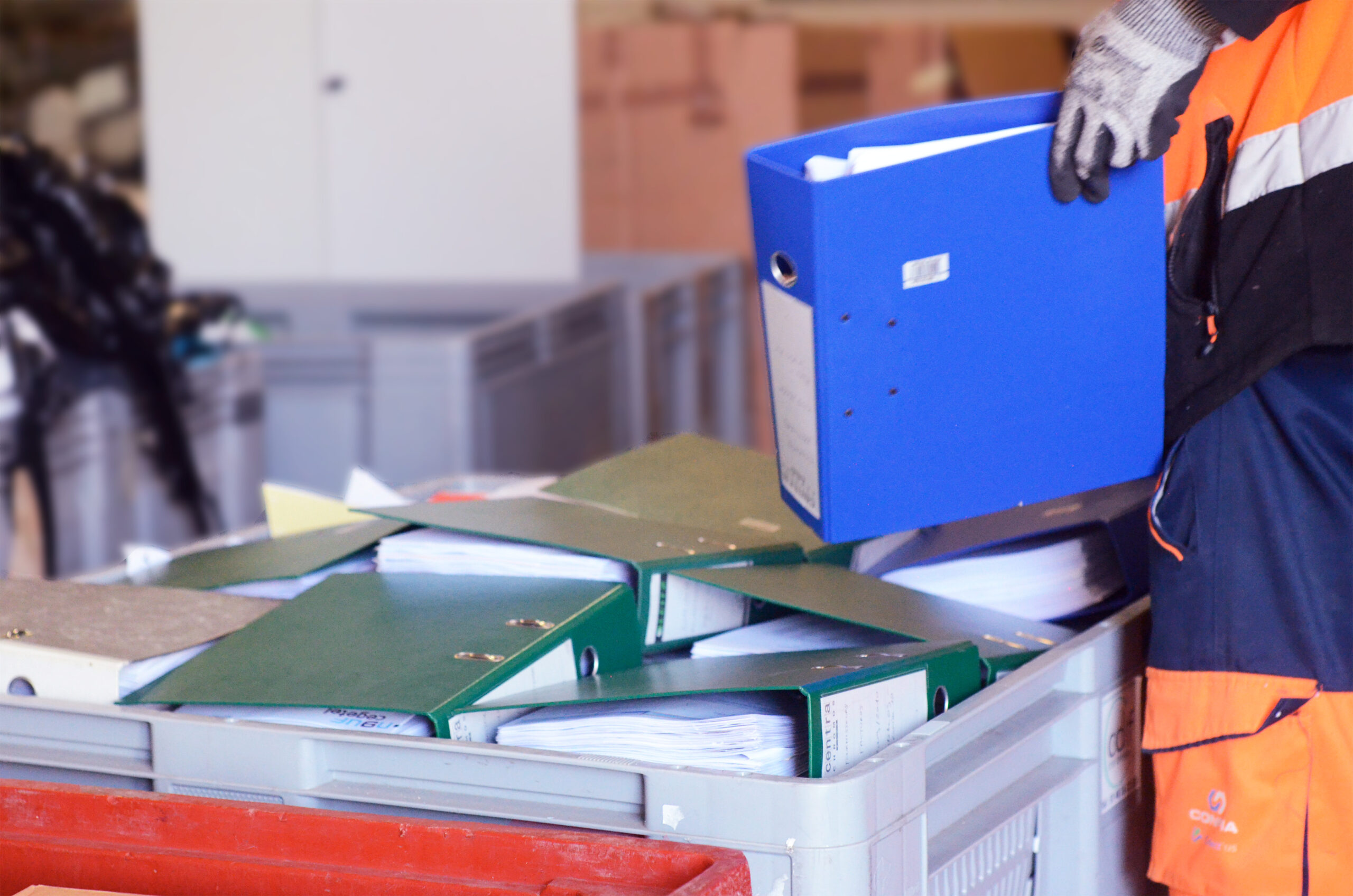 Collecte d'archives avant la destruction confidentielles