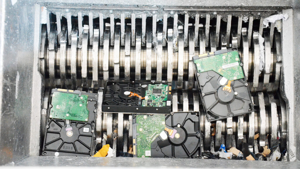 destruction de données informatique