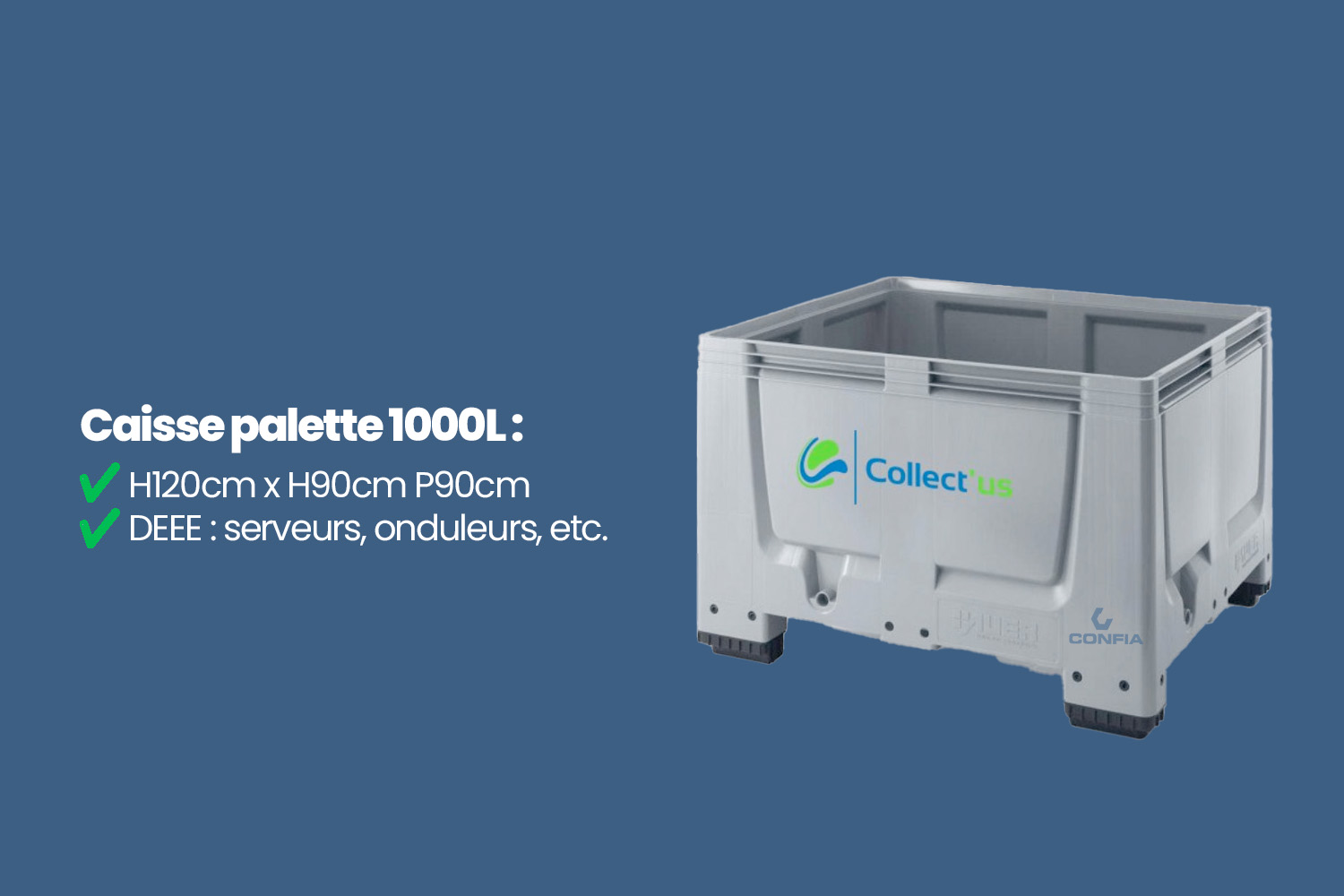 Recyclage unité centrale, serveur informatique et baie 18 collecte et recyclage deee en caisse non sécurisée