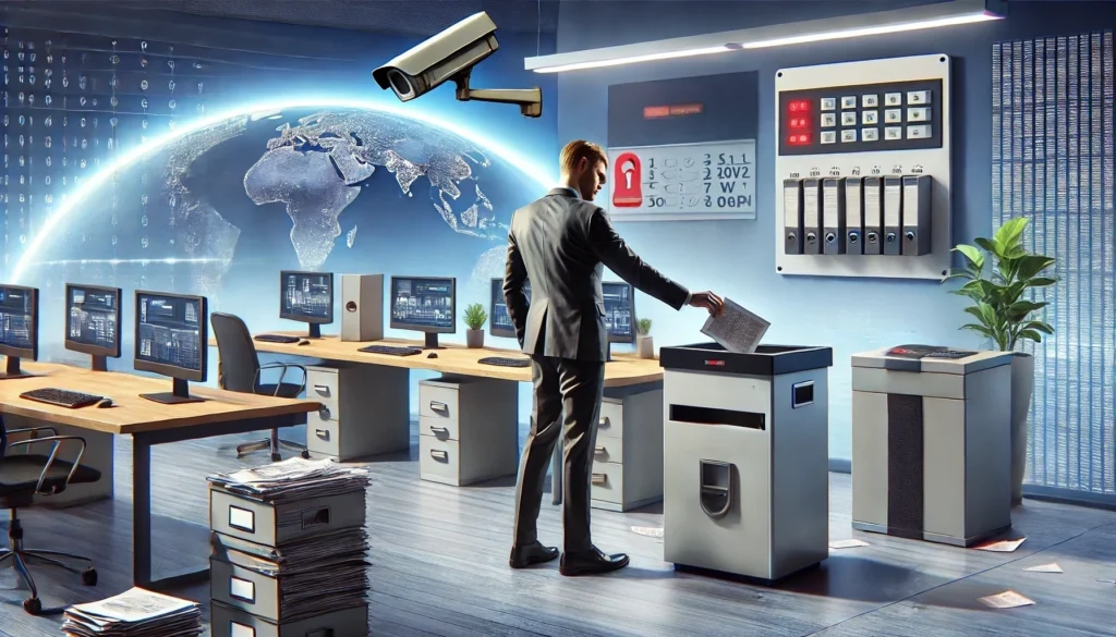 destruction de documents confidentiels