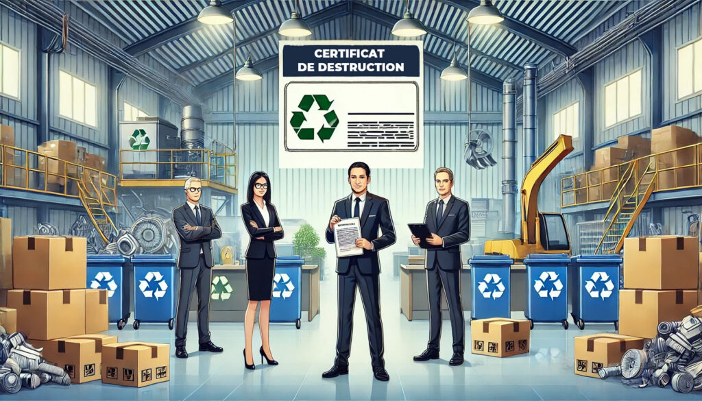 attestation de destruction de marchandise périmée