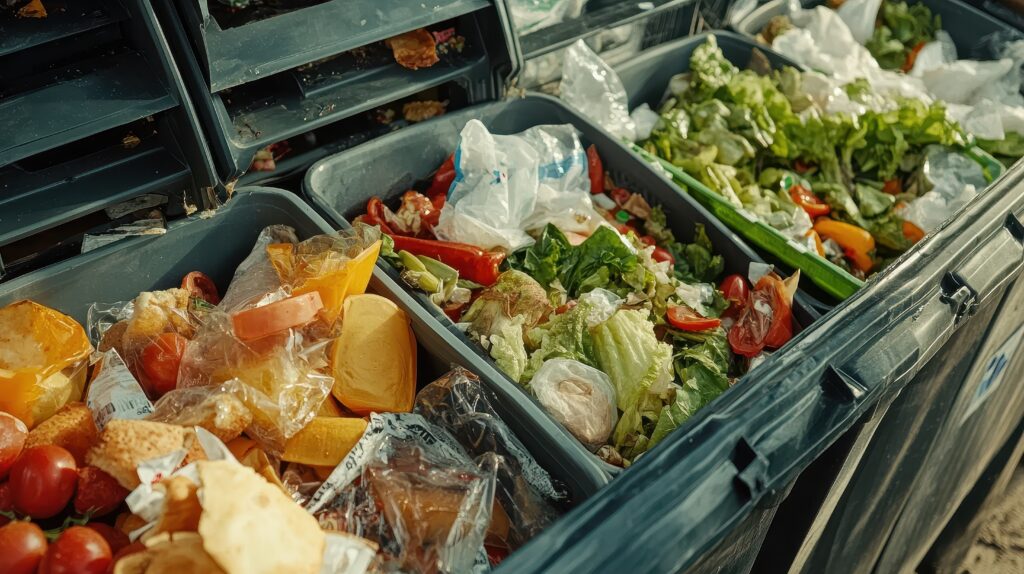 Collecte des déchets alimentaires périmés