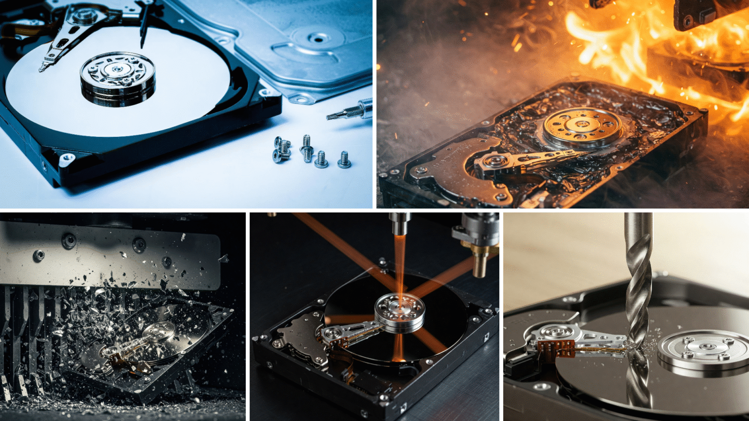Détruire des disques durs efficacement
