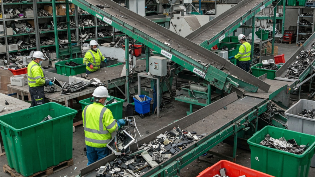 Optimisation de filières de tri et valorisation des DEEE