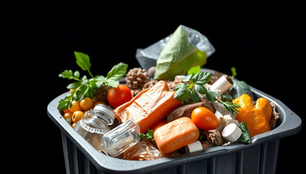 déchets alimentaires périmés 