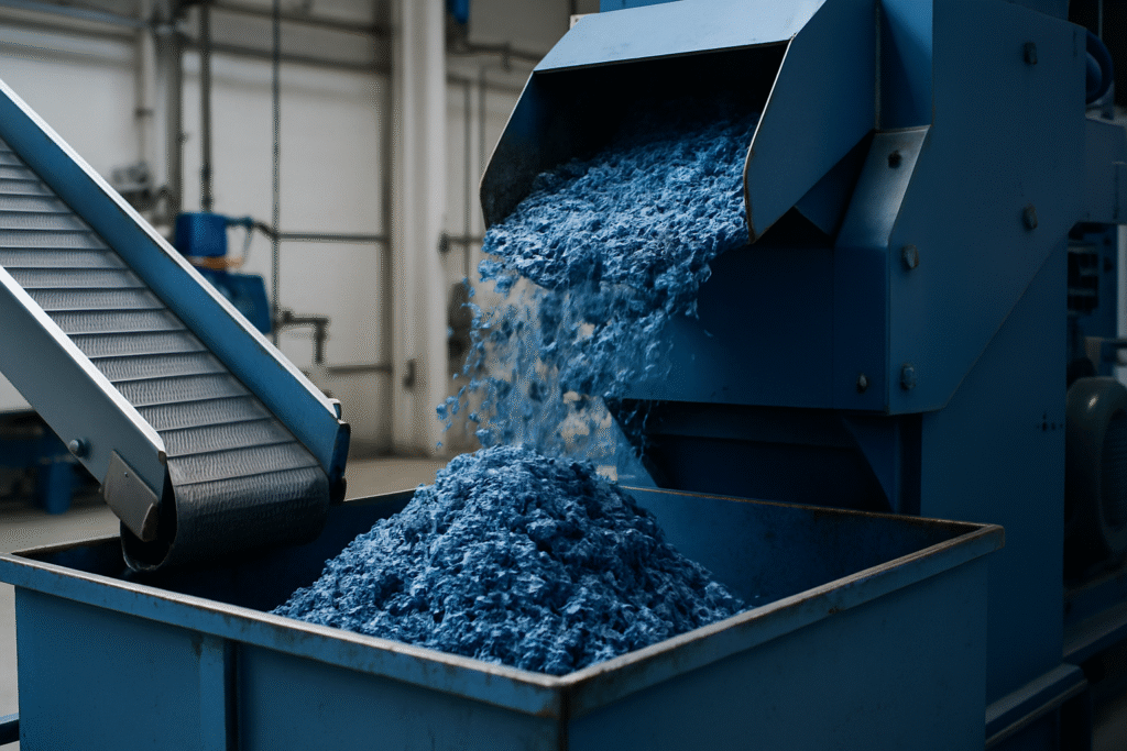 processus de broyage du textile en coton confidentiel