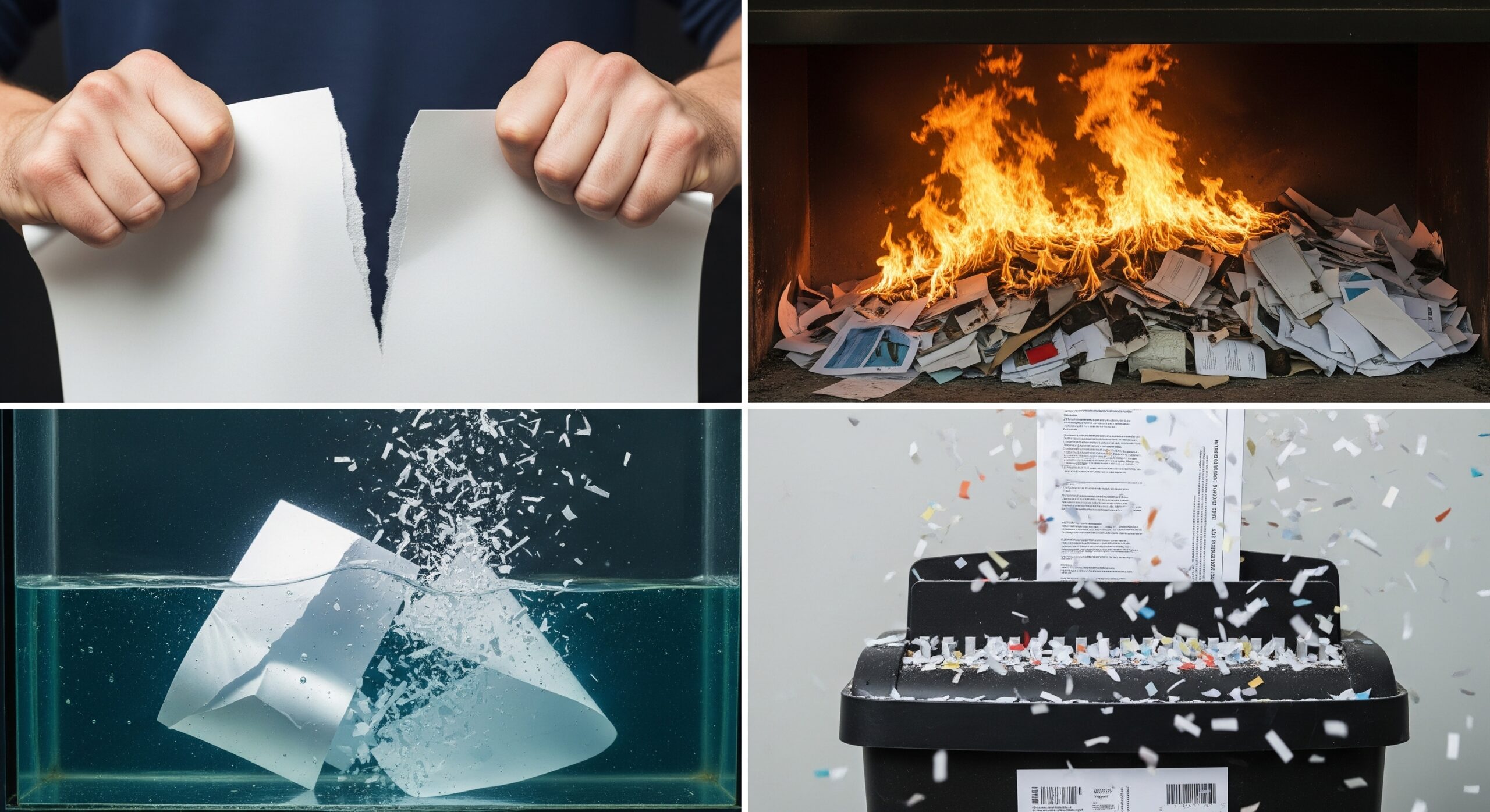4 solutions pour détruire des papiers efficacement