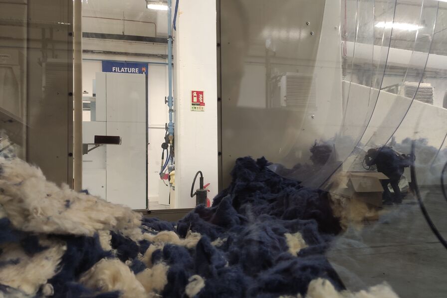 recyclage de textile chimique