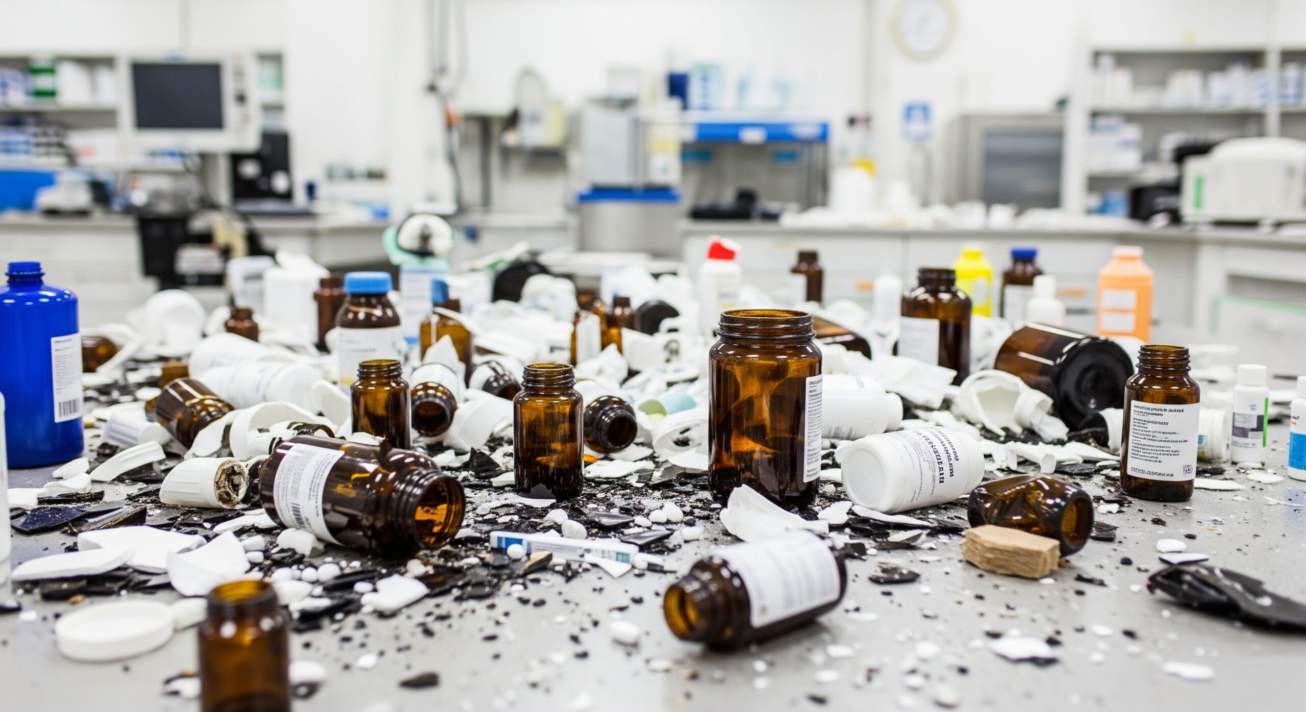 Destruction produits chimiques en pharmacie