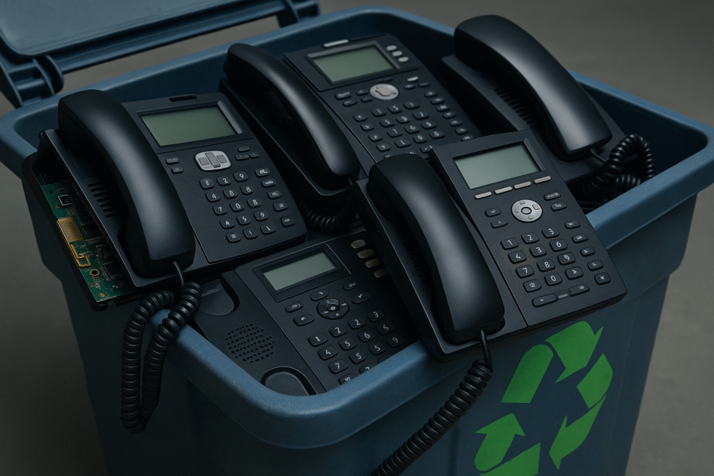 Que faire des anciens telephones fixes dentreprise