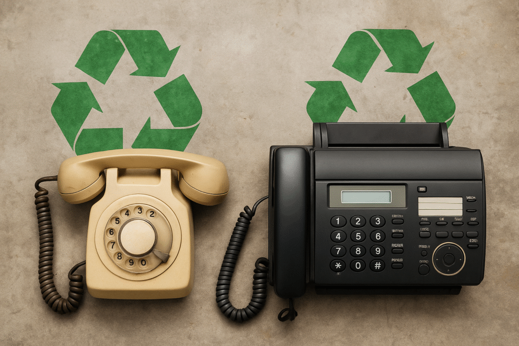 recyclage entre telephones analogiques et numeriques