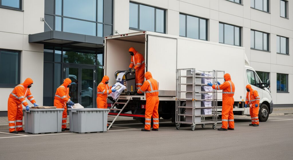 entreprise de destruction sécurisée