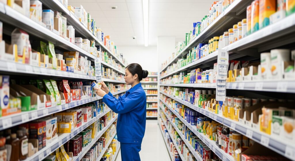 produits périmés en magasin