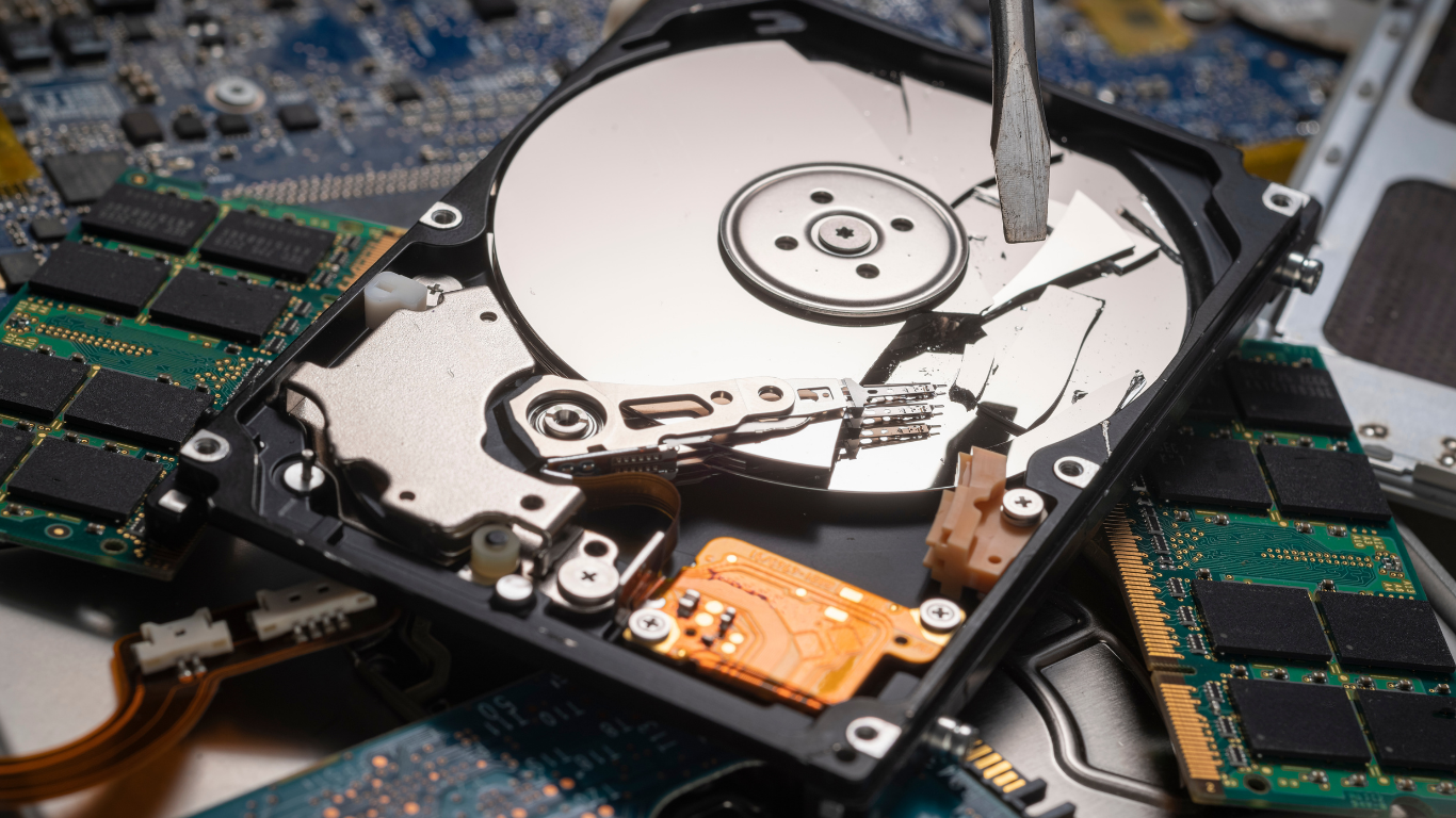 destruction de disques durs