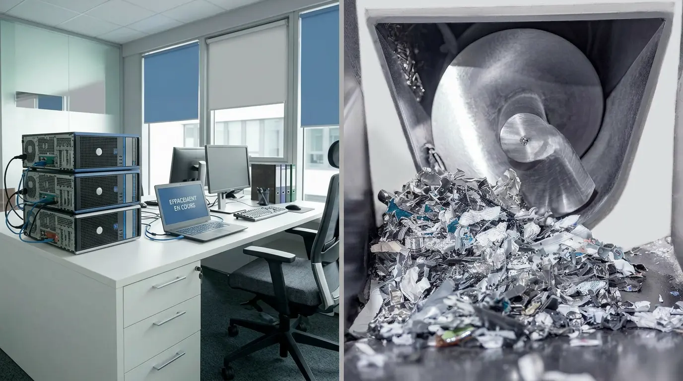 effacement des données et destruction physique lors d’un renouvellement de parc informatique