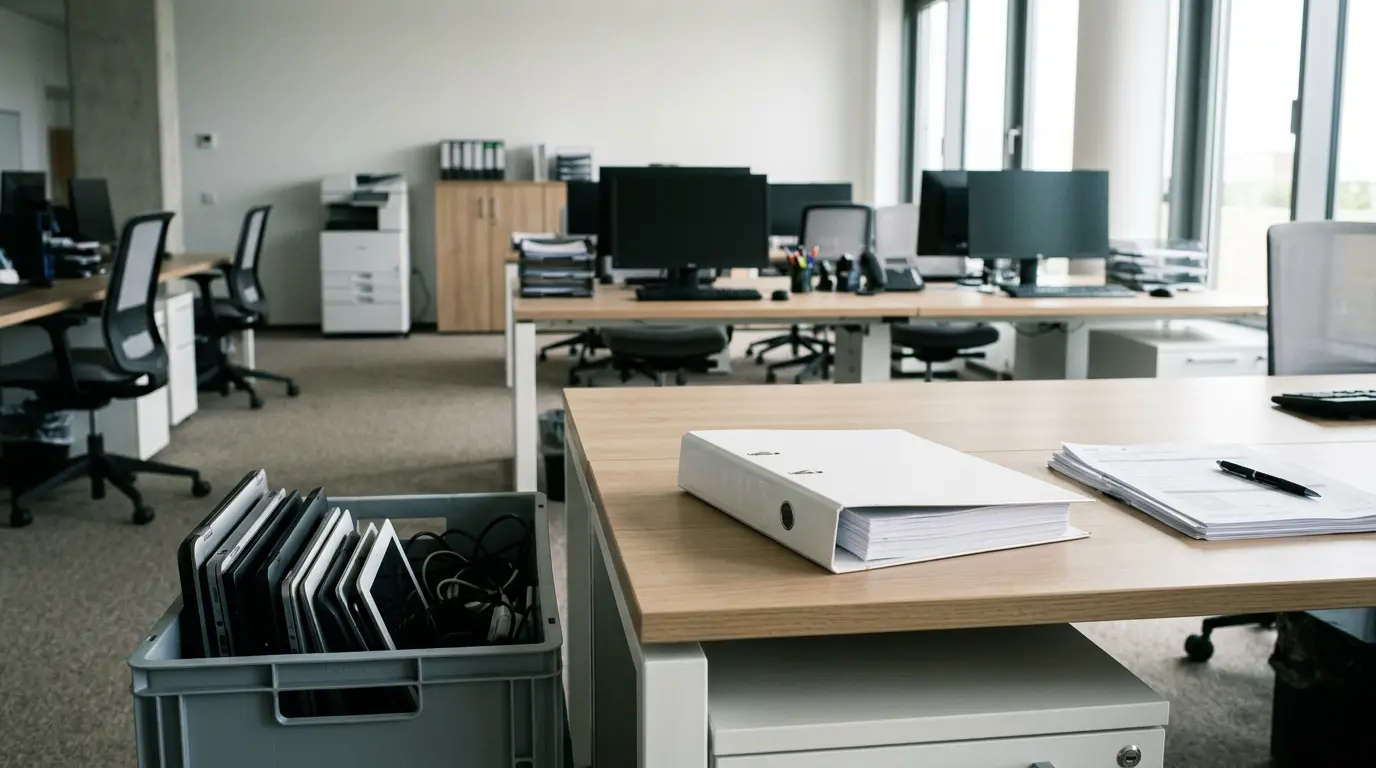 Collecte DEEE entreprise avec équipements informatiques