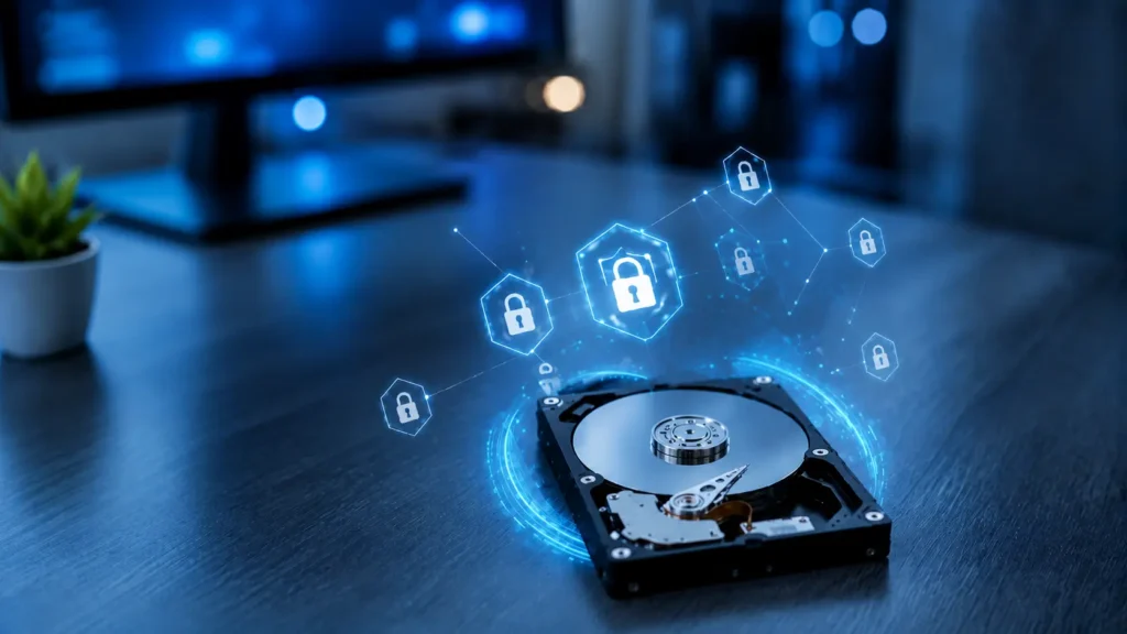 Disque dur sécurisé avant la destruction disques durs chiffrés