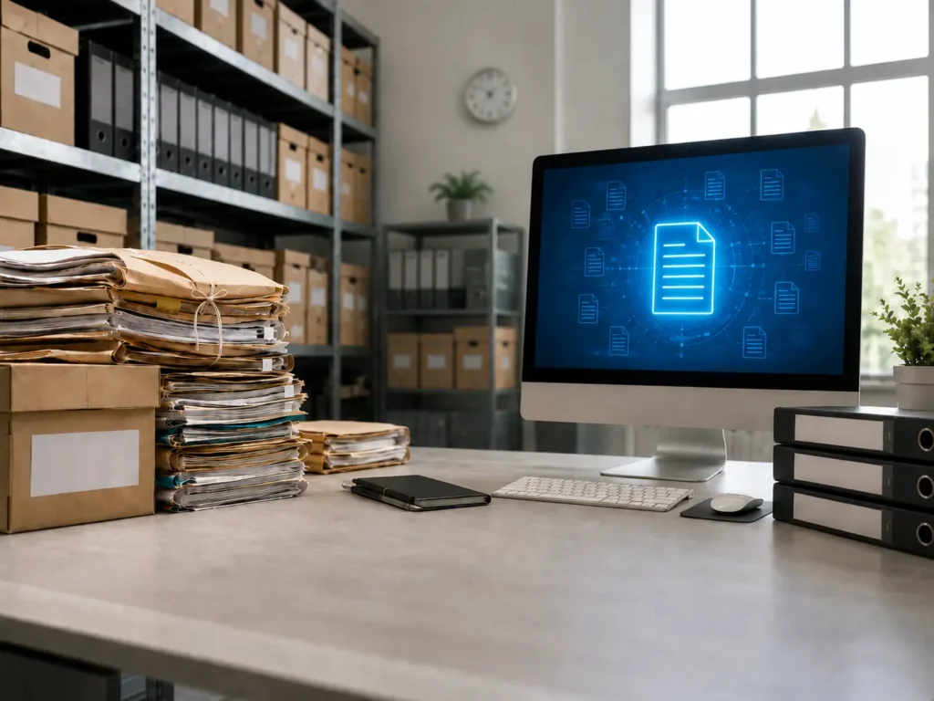 digitalisation archives papier