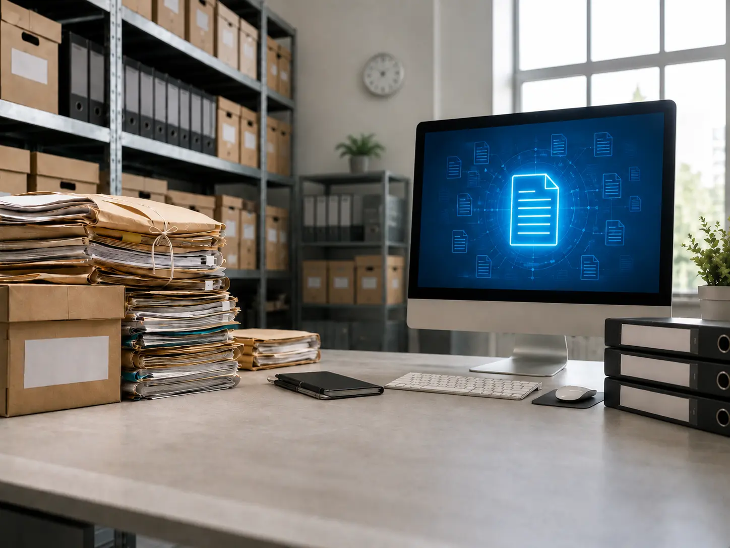 digitalisation archives papier