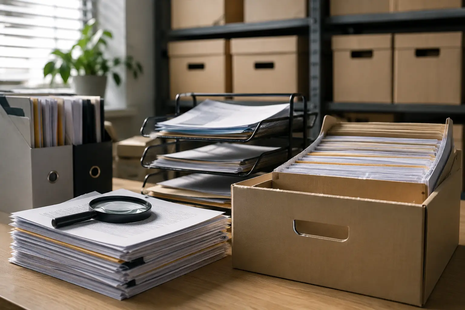 Destruction documents papier périmés dans des archives d’entreprise