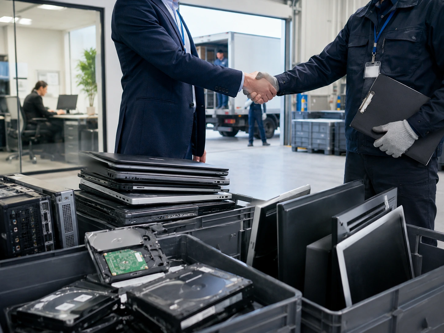 entreprise de collecte des deee professionnels confia