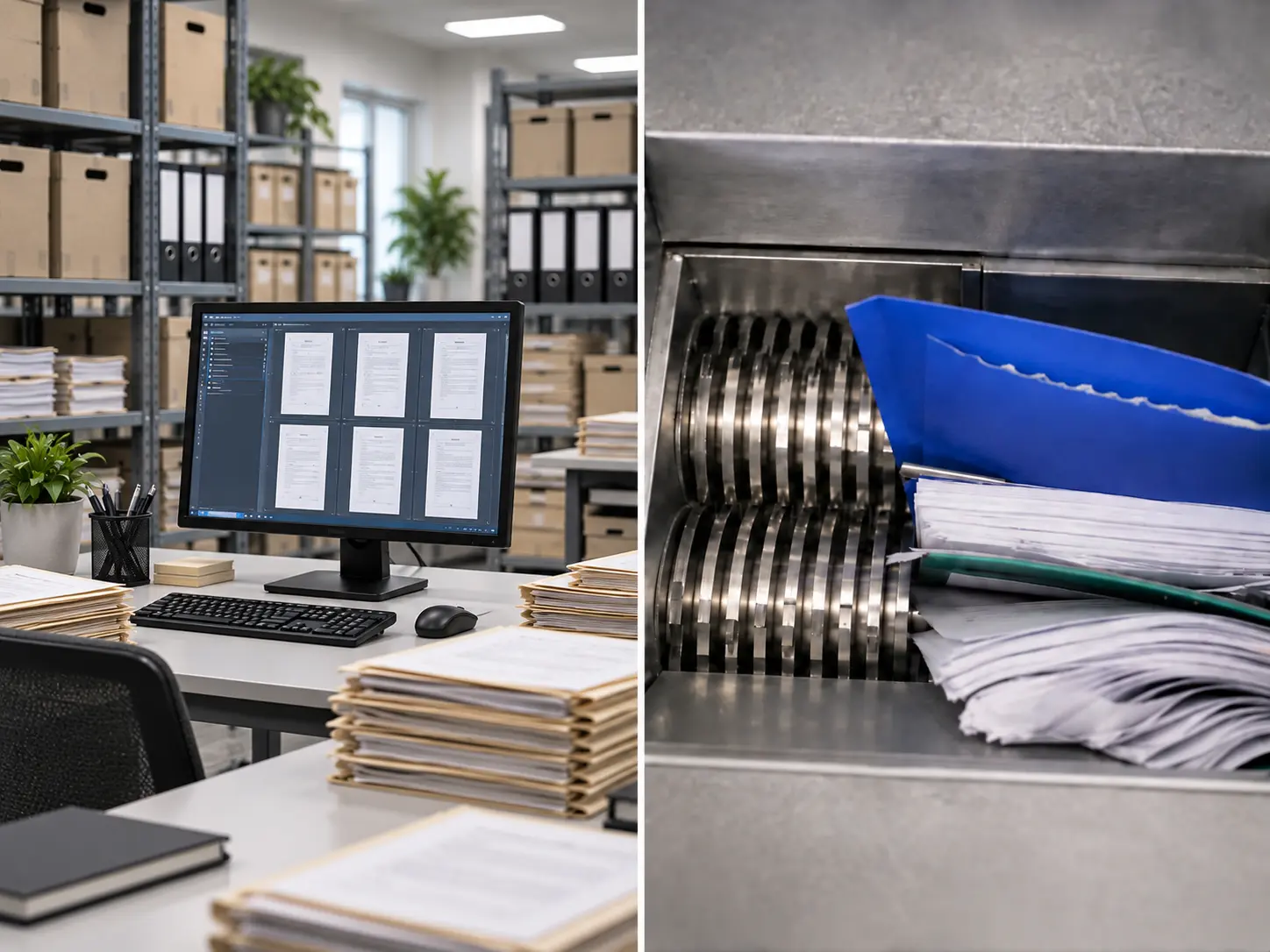 destruction des archives papier entreprise confia